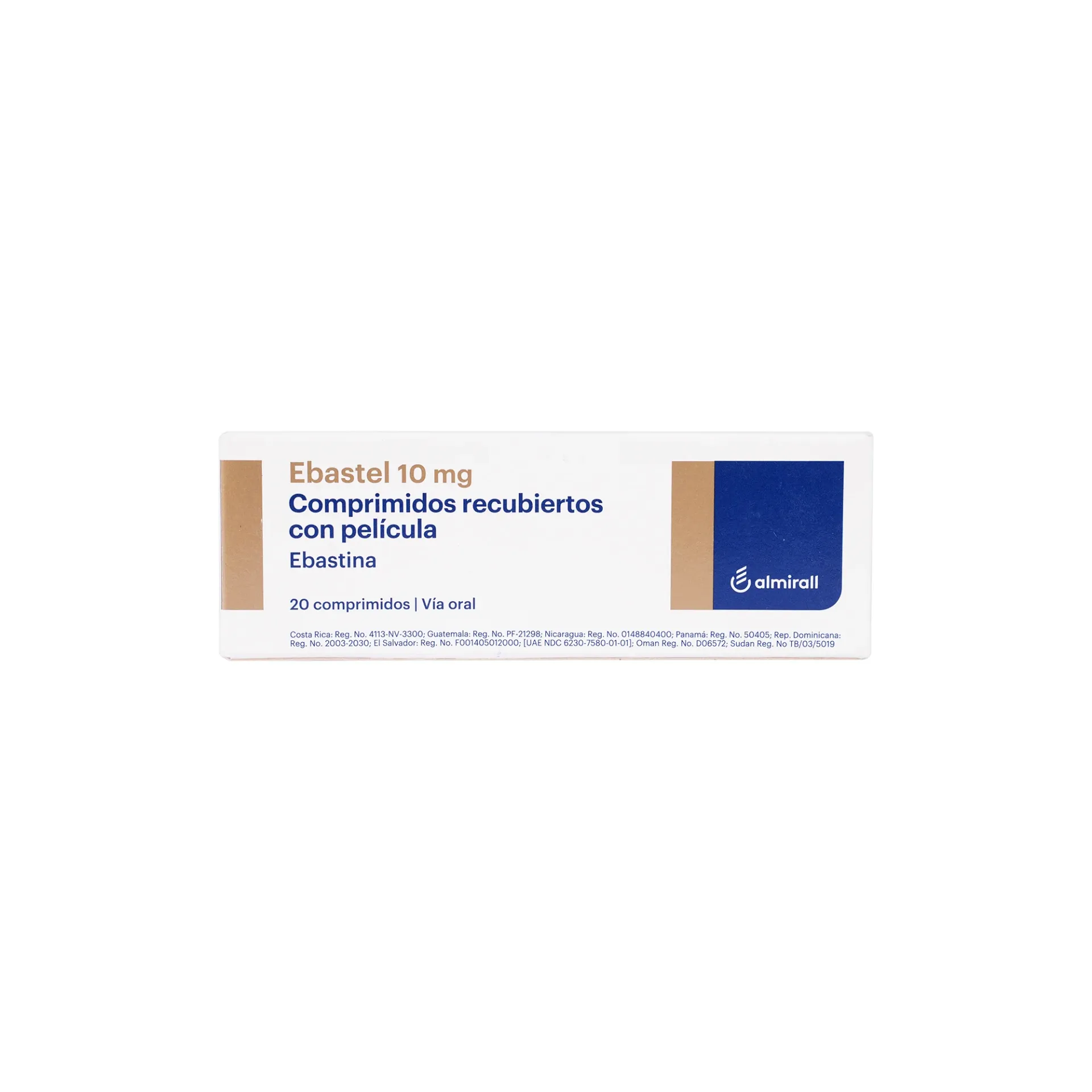 Ebastel 10 mg 20 comprimidos