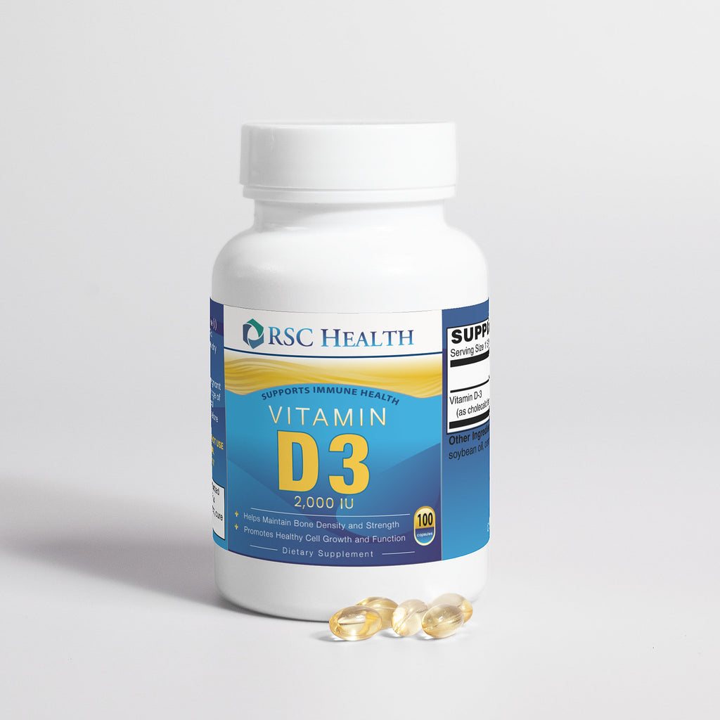 Vitamina D3 1000 UI D-Vital 120 cápsulas